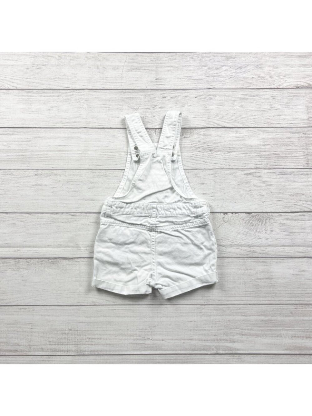 The Children’s Place Denim Shortalls Toddler Short Overalls Embroidered 3T - Picture 3 of 3